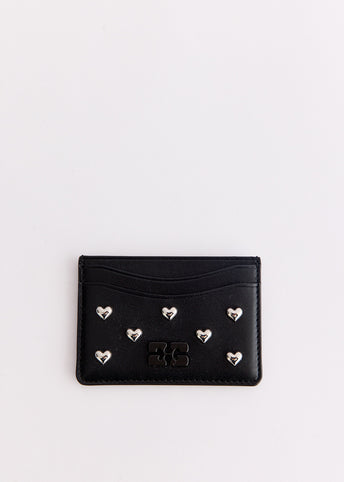 Bou Card Holder Hearts studs