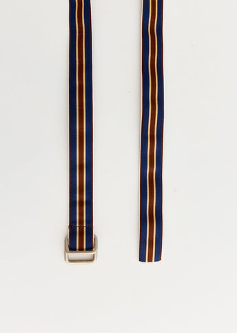 Grosgrain Tape Double Ring Belt