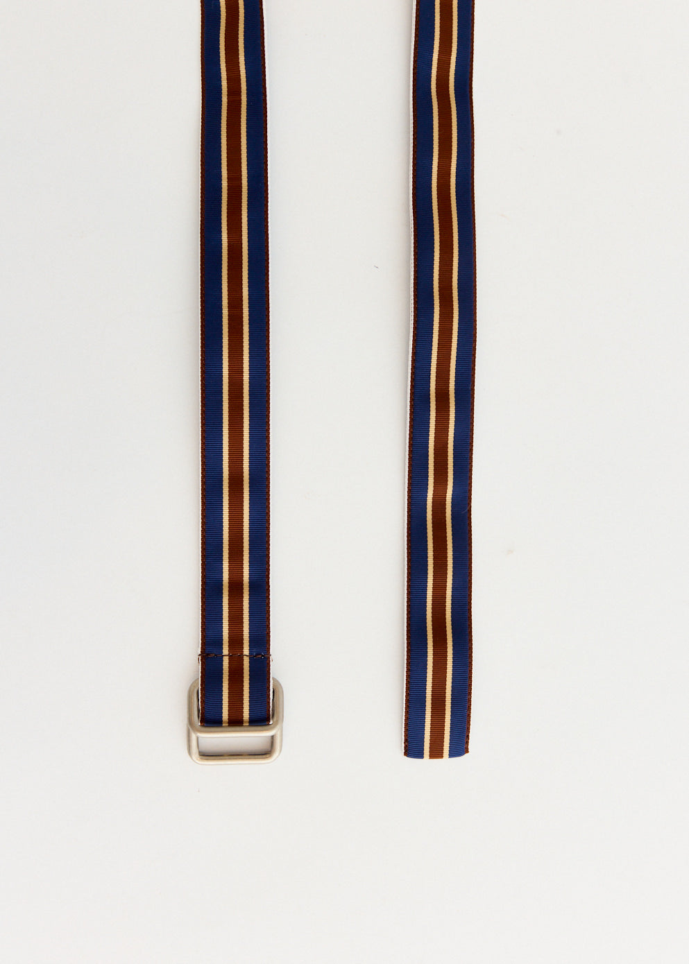 Grosgrain Tape Double Ring Belt