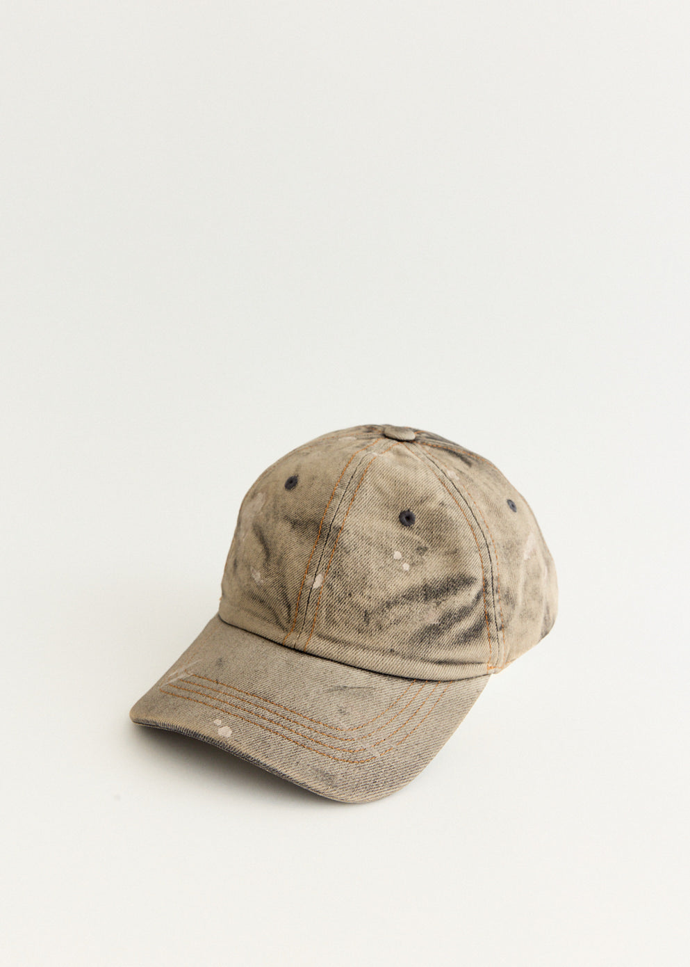 Carliy Washed Denim Cap