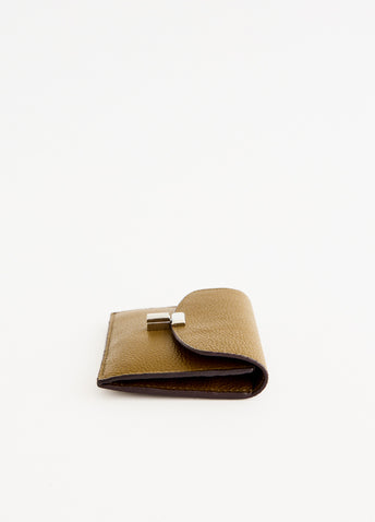 T-Lock Grained-Leather Cardholder