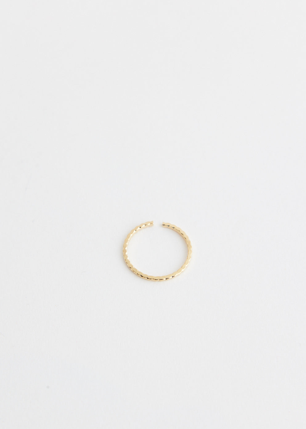 Wave Adjustable Gold Ring