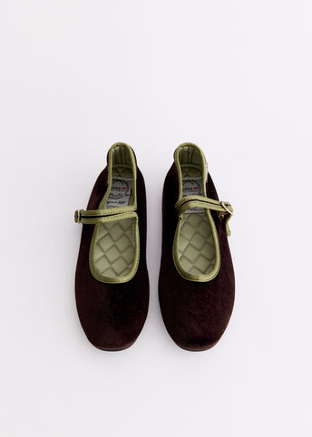 Bella Quilted Maryjane Flats