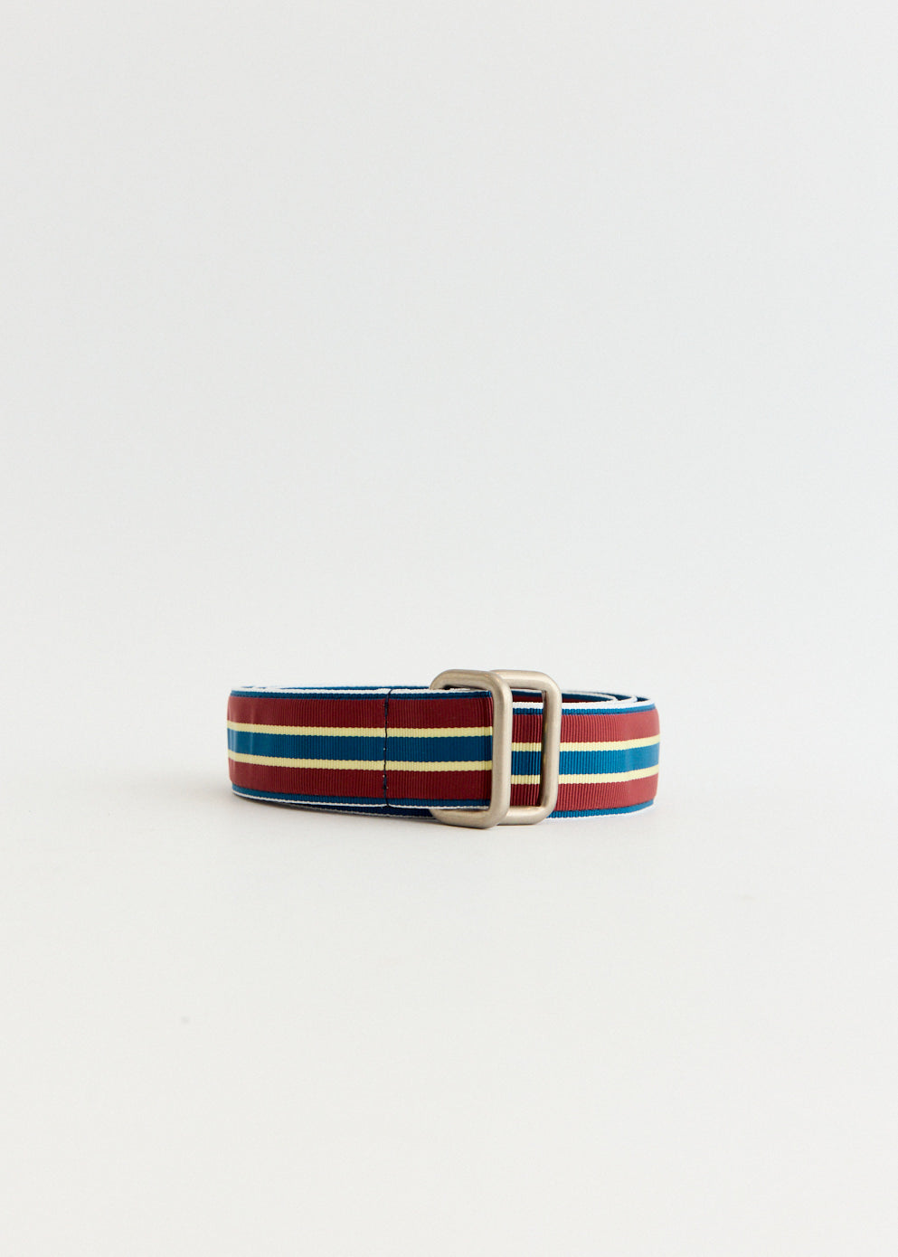 Grosgrain Tape Double Ring Belt