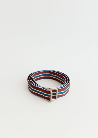 Grosgrain Tape Double Ring Belt