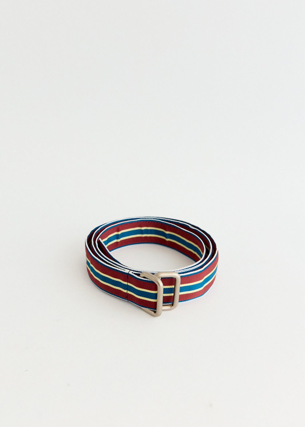 Grosgrain Tape Double Ring Belt