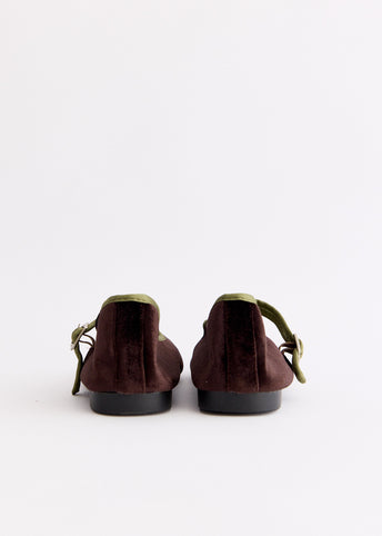 Bella Quilted Maryjane Flats
