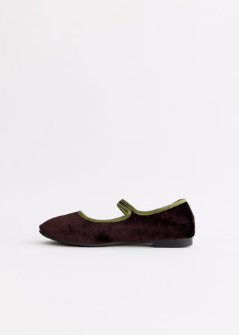 Bella Quilted Maryjane Flats