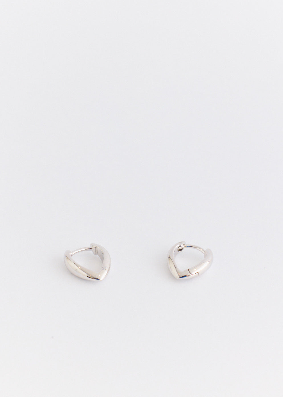 Pointed Silver Earrings