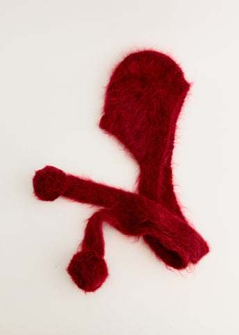 Mohair Cap With Earflaps