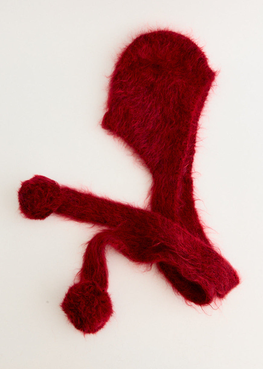 Mohair Cap With Earflaps