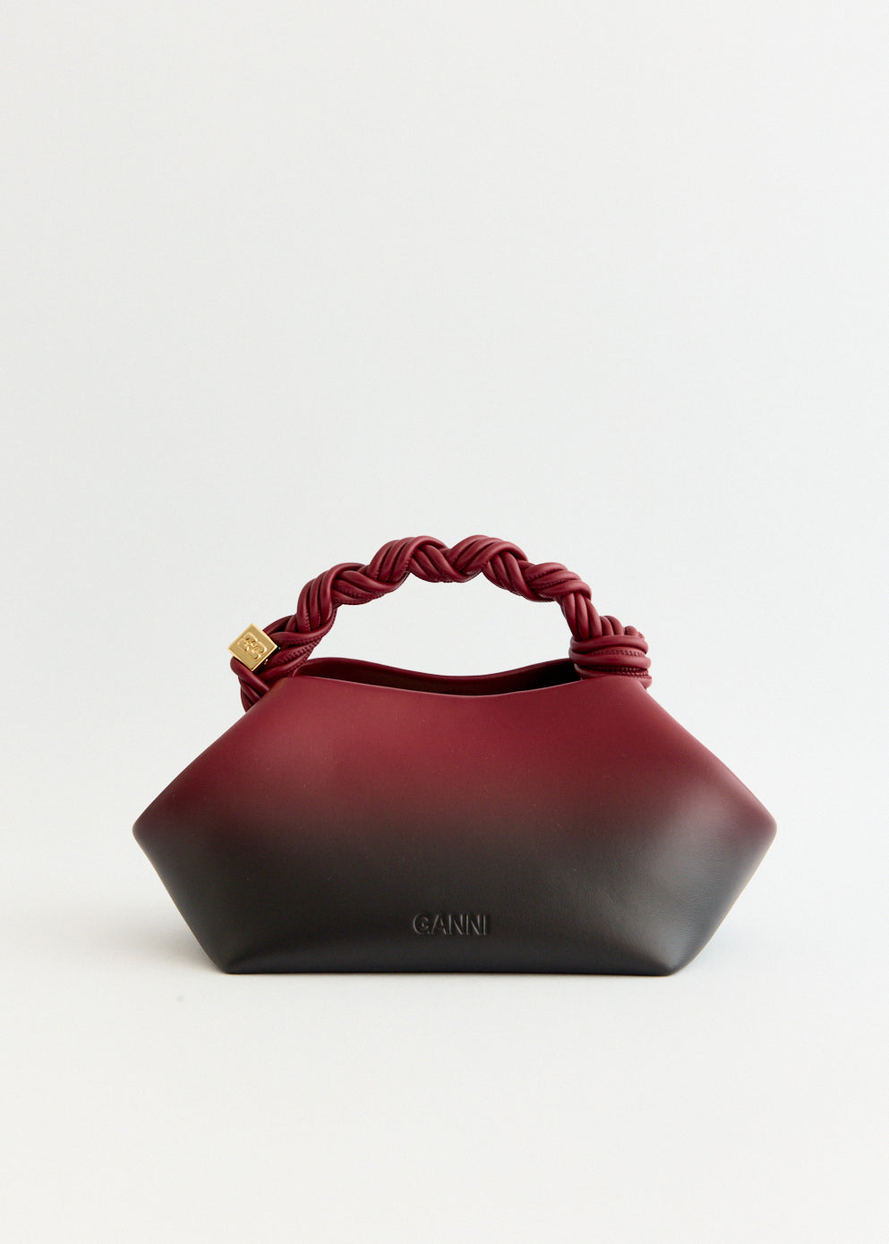 Ganni ■ FW25/ Bou Bag Small Gradient - Wine Tawny Port Red Gradient Small GANNI Bou Bag | GANNI US