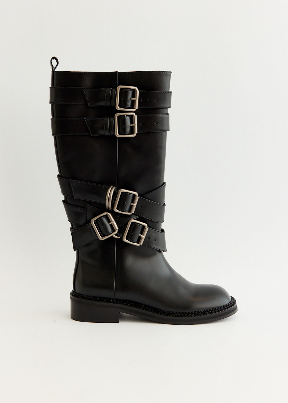 Layered Strap Boots