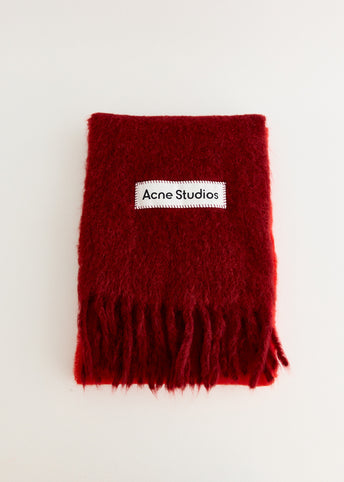 Mohair Dip Dye Scarf