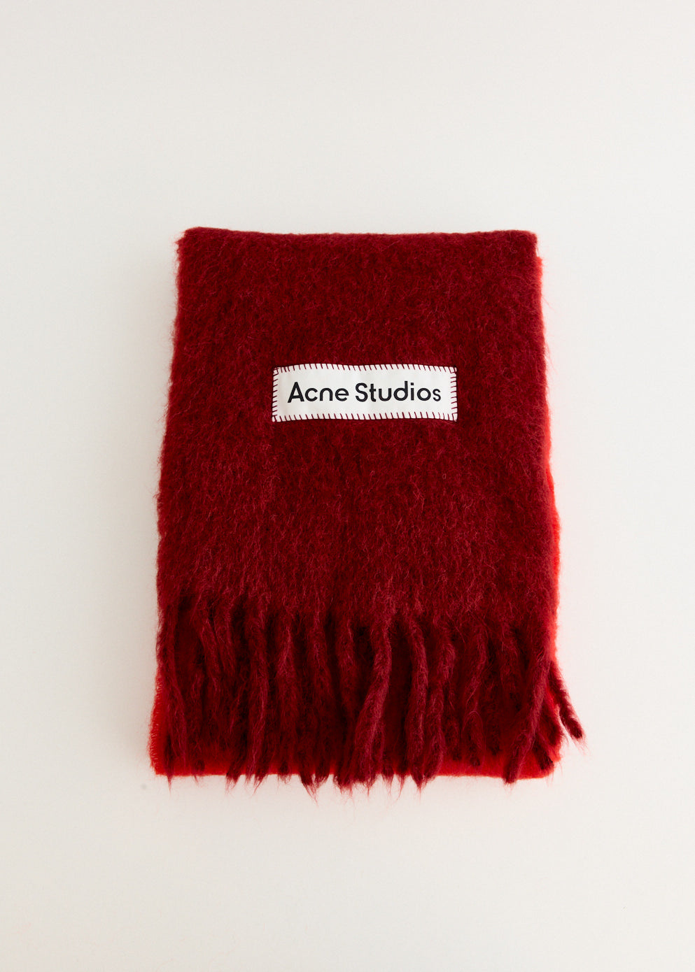 Mohair Dip Dye Scarf