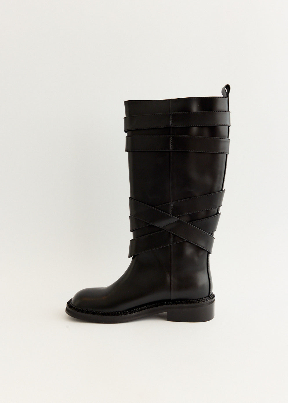 Layered Strap Boots