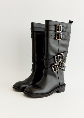 Layered Strap Boots