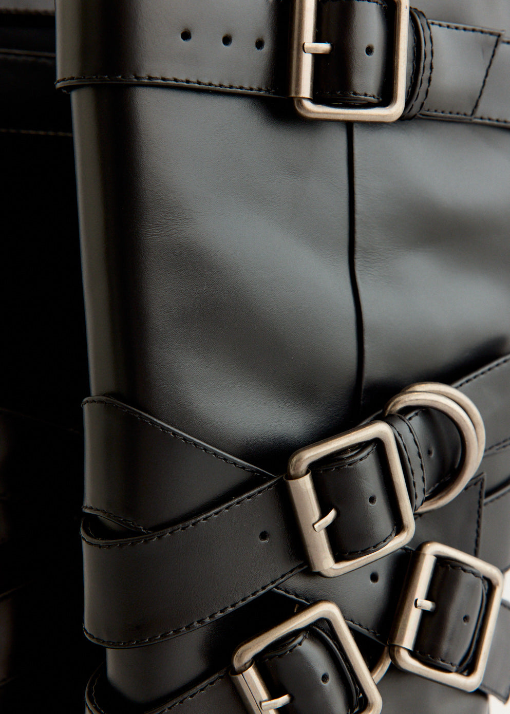 Layered Strap Boots
