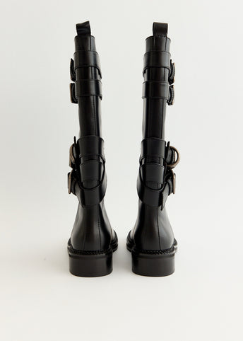 Layered Strap Boots