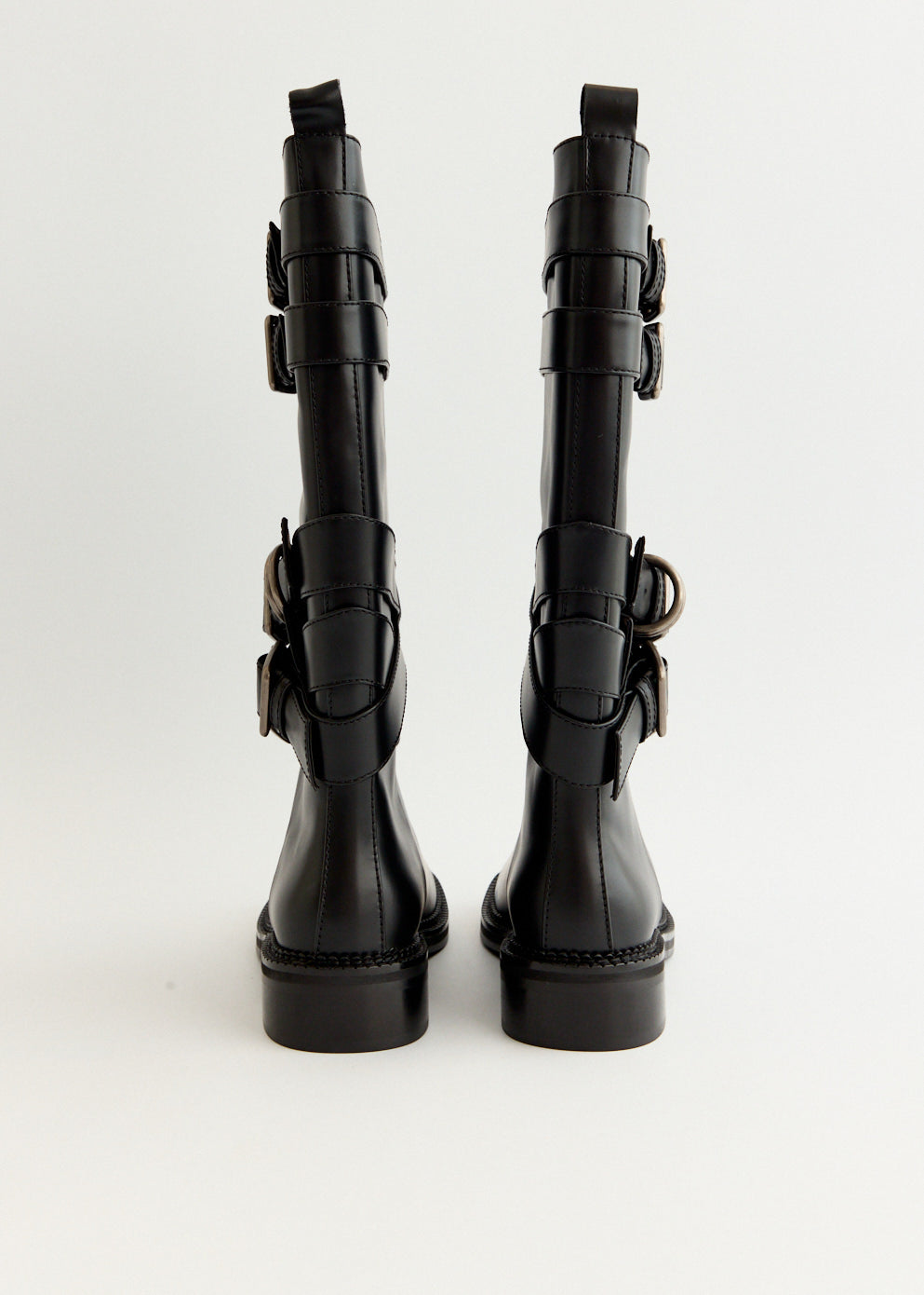 Layered Strap Boots