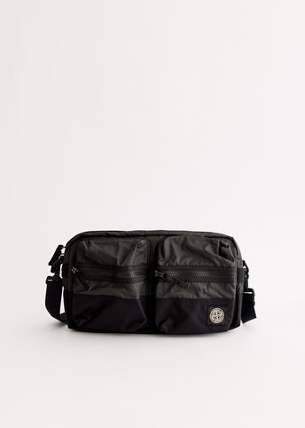 Coated Cotton Ripstop Messenger Bag