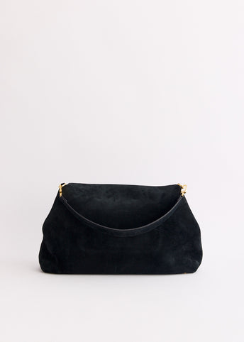 T-Lock Suede Top Handle Bag