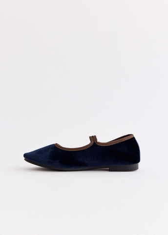 Bella Quilted Maryjane Flats