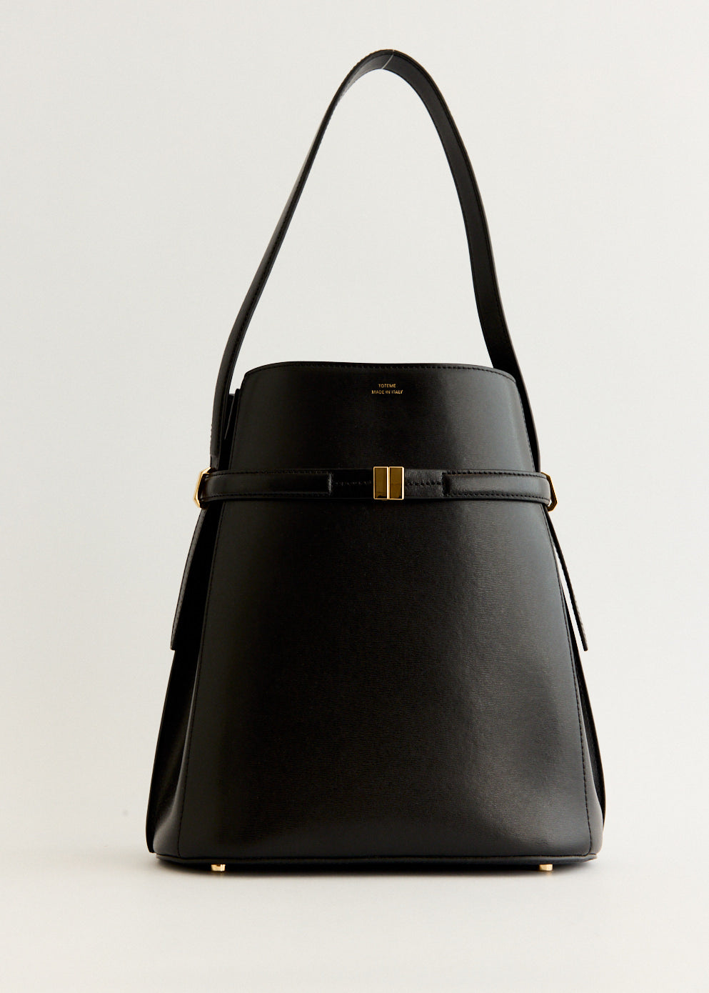 Belted Bucket Bag