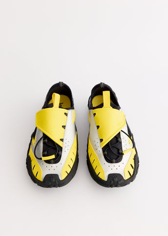 x Pharrell Williams Watermoc 'Yellow Silver Metallic Sneakers