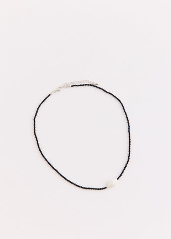 Obsidian Bead Necklace