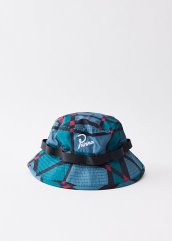 Square Waves Pattern Safari Hat