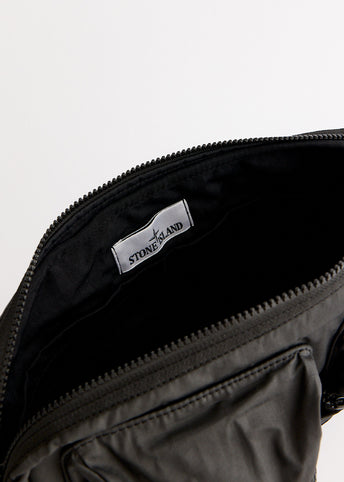 Coated Cotton Ripstop Messenger Bag