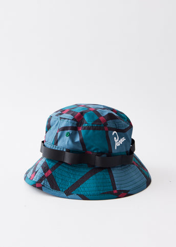 Square Waves Pattern Safari Hat