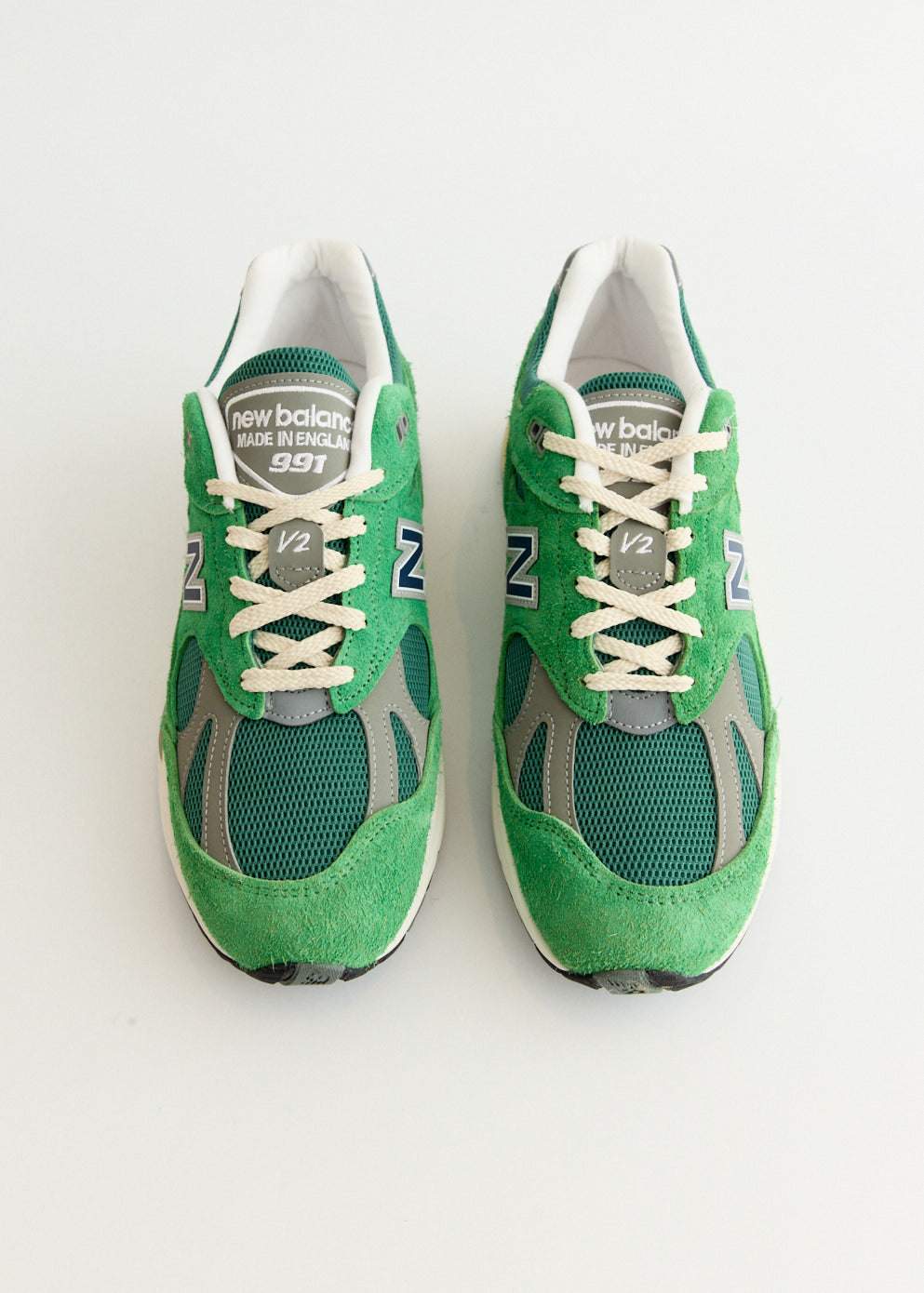 MADE in UK 991v2 'Mineral Green' Sneakers
