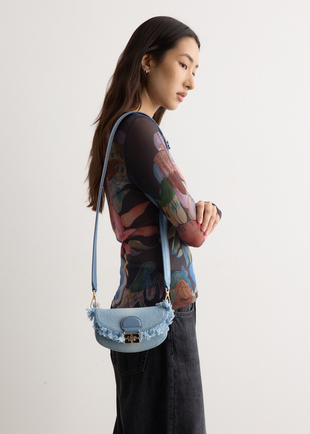 Apo-G Wallet On Chain Denim Bag