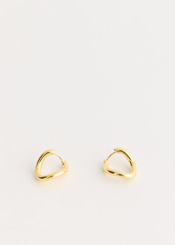 River Hoops Medium Gold