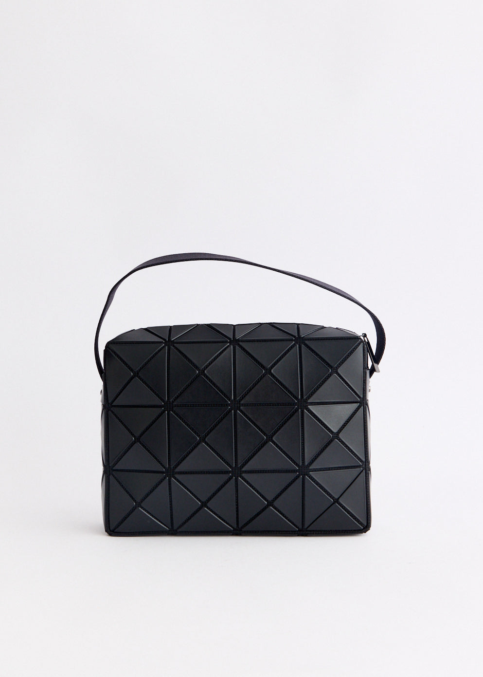 Large Cuboid Matte Shoulder Bag