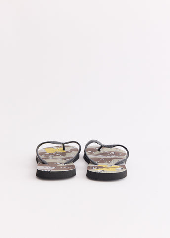 Choco-Chip Camo Flip Flops
