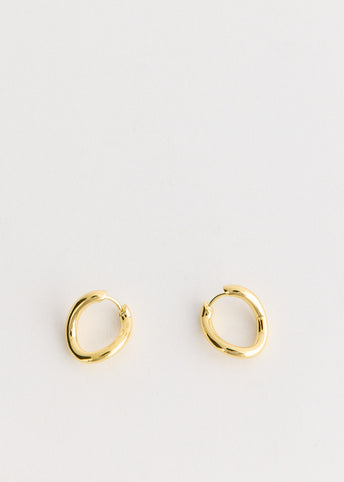 River Hoops Medium Gold