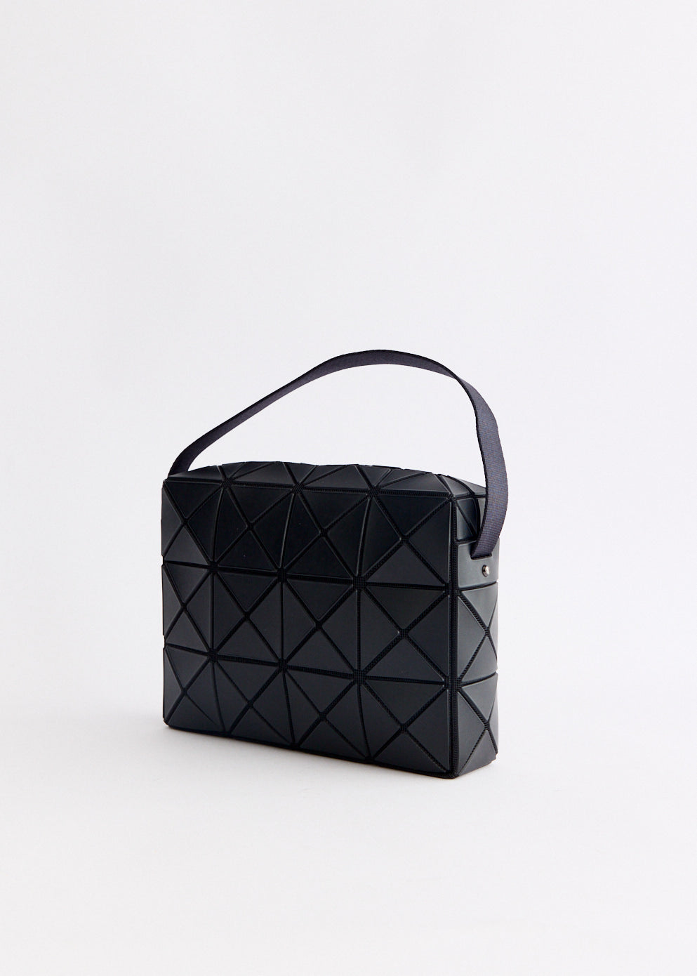 Large Cuboid Matte Shoulder Bag