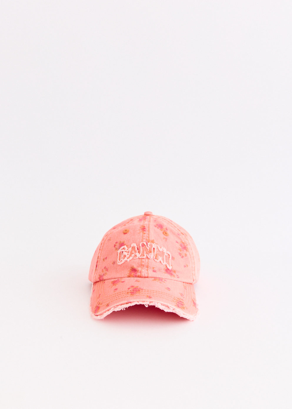 Washed Cotton Print Canvas Cap