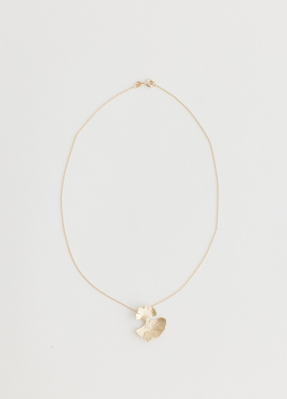 Ginkgo Pendant Necklace