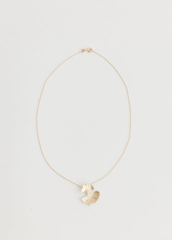 Ginkgo Pendant Necklace