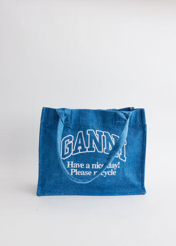 Large Easy Shopper Denim
