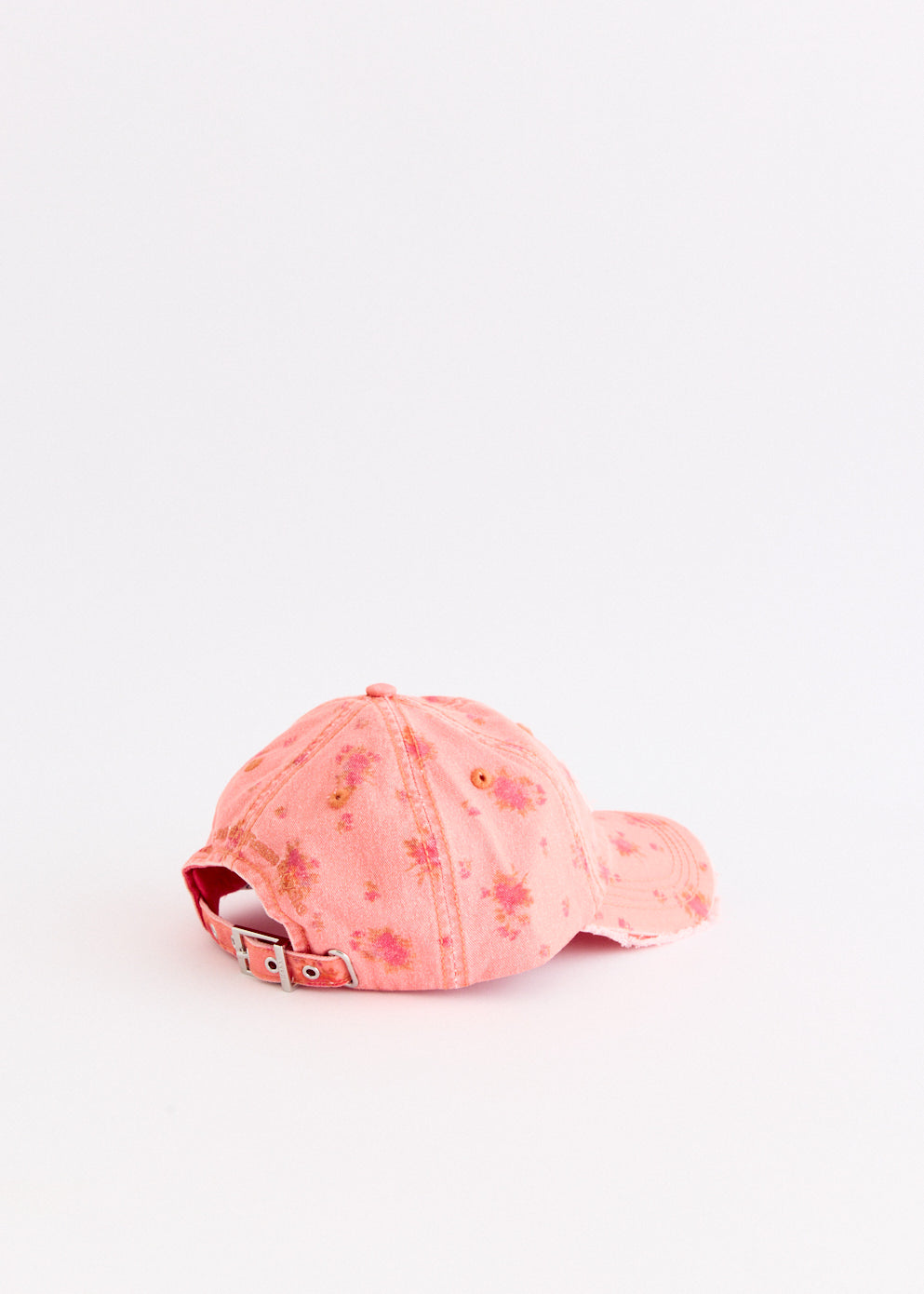 Washed Cotton Print Canvas Cap