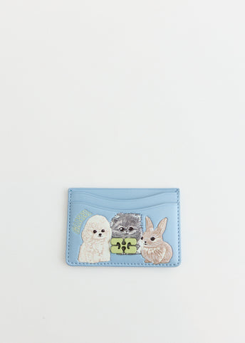 Ganni Bou Card Holder Animals