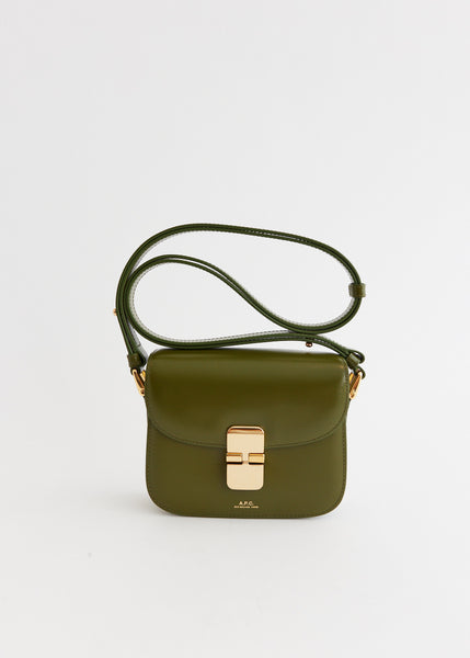 ★A.P.C.★ Mini Grace Crossbody Hazelnut PXBMWF61515CAD PXBM A.P.C. - Grace Mini in Hazelnut – gravitypope