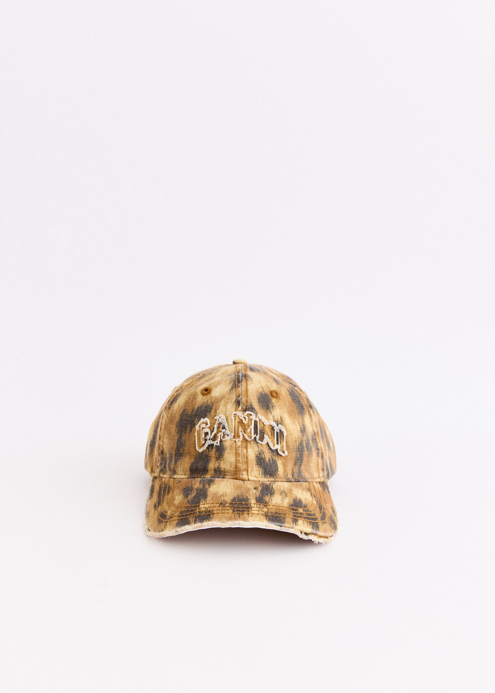 Washed Cotton Print Canvas Cap