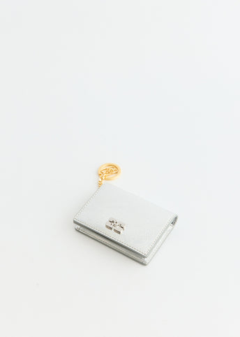 Metallic Bou Flap Card Holder