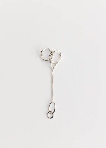 River Ear Cuff Chained Hoop